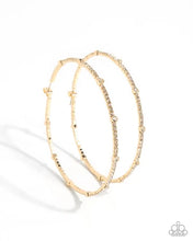 Load image into Gallery viewer, Sensational Squares ~ Gold Earrings ~ Paparazzi 
