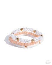 Load image into Gallery viewer, Sensible Shells ~ Orange ~ Bracelet
