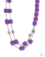 Load image into Gallery viewer, Shaping Color ~ Purple ~ Necklace
