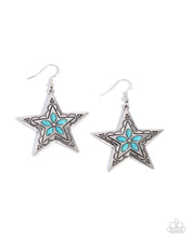 Load image into Gallery viewer, Sheriff Santa Fe ~ Blue ~ Earring
