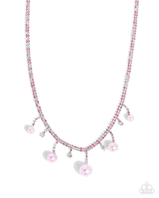 Shimmery Safeguard ~ Pink ~ Necklace