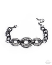 Load image into Gallery viewer, Shimmery Spheres ~ Black ~ Bracelet
