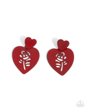 Load image into Gallery viewer, Showstopping Silhouette ~ Red ~ Earring
