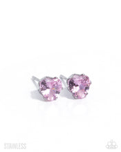 Load image into Gallery viewer, Simple Sweetheart ~ Pink ~ Earring
