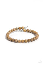 Load image into Gallery viewer, Sinuous Stones - Brown - Bracelet
