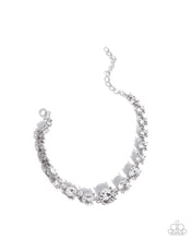Load image into Gallery viewer, Sizable Shimmer ~ White ~ Bracelet
