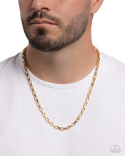 Load image into Gallery viewer, Smoldering Squares ~ Gold ~ Paparazzi
