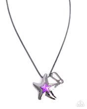 Load image into Gallery viewer, Smooth Star ~ Purple ~ Necklace
