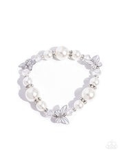 Load image into Gallery viewer, Soaring Sheen ~ White ~ Bracelet
