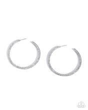 Load image into Gallery viewer, Solemn Shimmer ~ White ~ Earring
