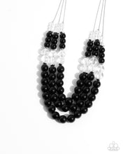 Load image into Gallery viewer, Speckled Statement ~ Black ~ Necklace
