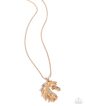Load image into Gallery viewer, Stallion Swing ~ Gold ~ Necklace
