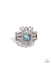 Load image into Gallery viewer, Stately Squares ~ Blue ~ Ring
