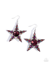 Load image into Gallery viewer, Stellar Score ~ Purple ~ Earring
