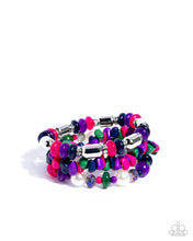 Load image into Gallery viewer, Stirring Stack ~ Purple ~ Bracelet
