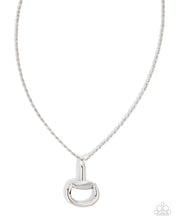 Load image into Gallery viewer, Stirrup Season ~ Silver ~ Necklace
