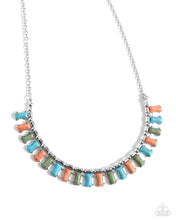 Load image into Gallery viewer, Stony Shimmer ~ Blue ~ Necklace
