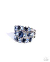 Load image into Gallery viewer, Strategically Shimmery ~ Blue ~ Ring

