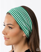 Load image into Gallery viewer, Striped Splendor ~ Green ~ Paparazzi

