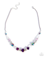 Load image into Gallery viewer, Suddenly Sleek ~ Purple ~ Necklace
