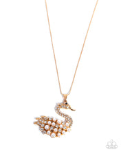 Load image into Gallery viewer, Swan Shimmer ~ Gold ~ Necklace
