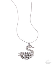 Load image into Gallery viewer, Swan Shimmer ~ White ~ Necklace
