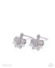 Load image into Gallery viewer, Tactical Turtle ~ Silver ~ Earring
