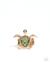 Load image into Gallery viewer, Tailored Turtle ~ Gold ~ Paparazzi ~ Ring
