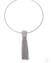 Load image into Gallery viewer, Tassel Tremolo ~ Silver ~ Necklace
