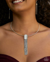 Load image into Gallery viewer, Tassel Tremolo ~ Silver ~ Paparazzi
