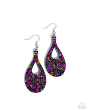 Load image into Gallery viewer, Teardrop Tremolo ~ Multi ~ Earring
