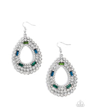 Load image into Gallery viewer, Teardrop Trust ~ Green ~ Earring
