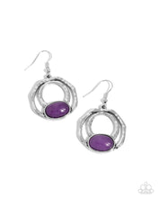 Load image into Gallery viewer, Terrestrial Retreat - Purple - Earring
