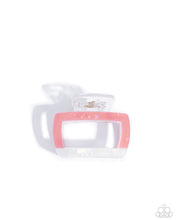 Load image into Gallery viewer, Transparent Texture ~ Orange ~ Hairclip
