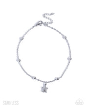 Load image into Gallery viewer, Turtle Timbre ~ Silver ~ Anklet

