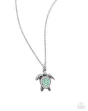 Load image into Gallery viewer, Turtle Tourist ~ Green ~ Necklace
