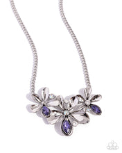 Load image into Gallery viewer, Twirling Triad ~ Purple ~ Necklace
