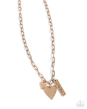 Load image into Gallery viewer, Valentines Victory ~ Gold ~ Necklace
