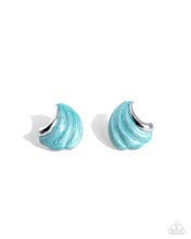 Load image into Gallery viewer, Whimsical Waves - Blue - Earring
