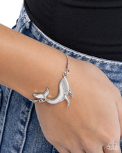Load image into Gallery viewer, Whimsical Whale ~ Silver ~ Paparazzi

