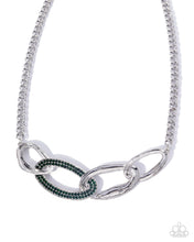 Load image into Gallery viewer, Wholesome Watch ~ Green ~ Necklace
