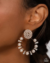 Load image into Gallery viewer, Wistfully Waltzing ~ Gold Post Earrings ~ Paparazzi ~ Life of the Party January 2026
