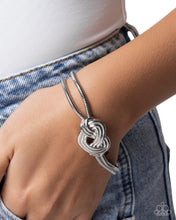 Load image into Gallery viewer, Woven Warrior ~ Silver ~ Paparazzi
