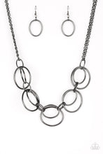 Load image into Gallery viewer, Urban Orbit Black Necklace
