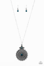 Load image into Gallery viewer, Walk On The WILDFLOWER Side - Blue - Necklace
