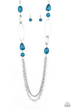 Load image into Gallery viewer, Pleasant Promenade - Blue - Necklace
