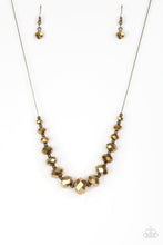 Load image into Gallery viewer, Crystal Carriages - Brass - Necklace
