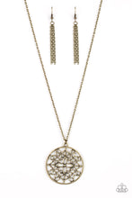 Load image into Gallery viewer, Mandala Melody - Brass - Necklace
