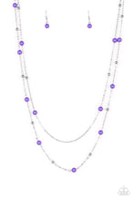 Load image into Gallery viewer, Beach Party Pageant - Purple - Necklace
