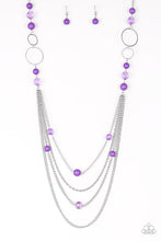 Load image into Gallery viewer, Bubbly Bright - Purple - Necklace
